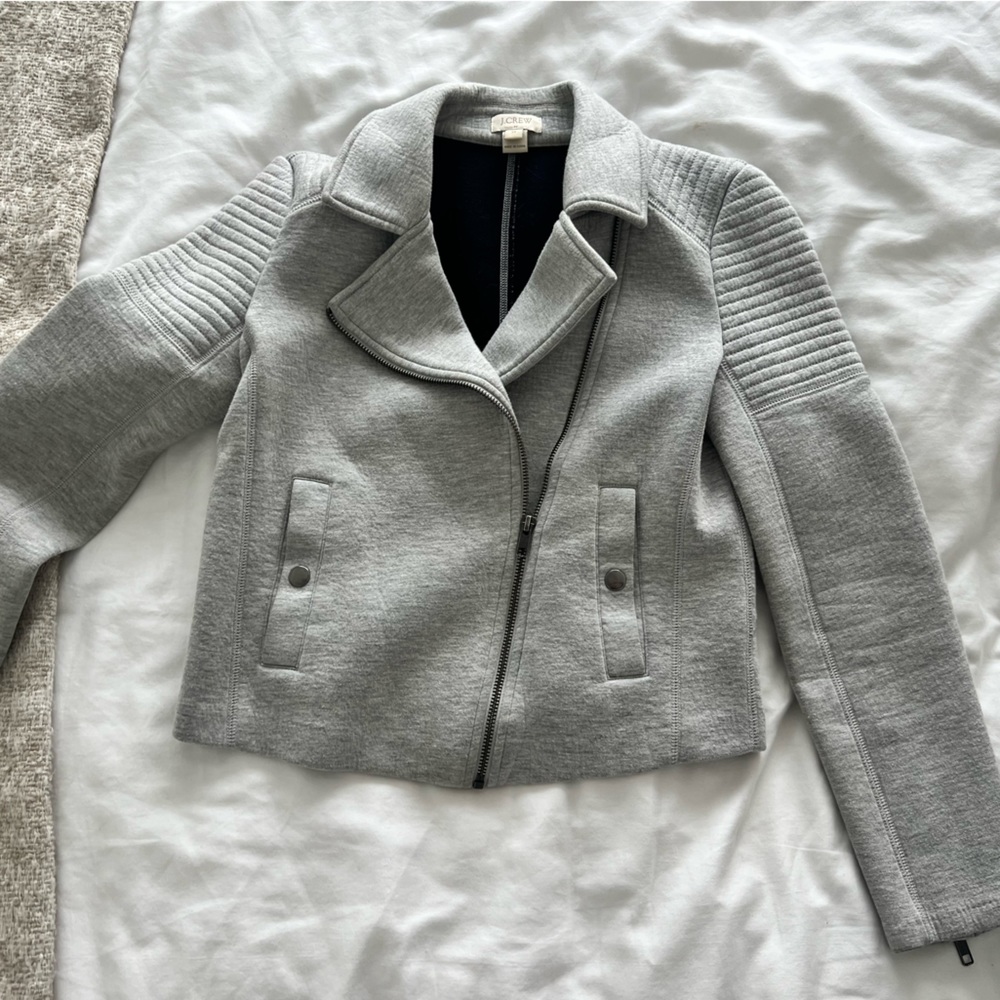 Jcrew grey Moto jacket
